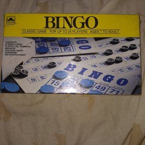 Vintage GOLDEN 25-Card Deluxe Edition Bingo Games Up to 25 Players ages 7+